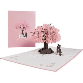 3D Birthday Card, Romantic Congratulations Card for Wedding Anniversary