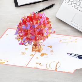 3D Pop Up Cards,Valentines Day Greeting Cards for Women