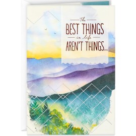 Birthday Card (Watercolor Mountains)