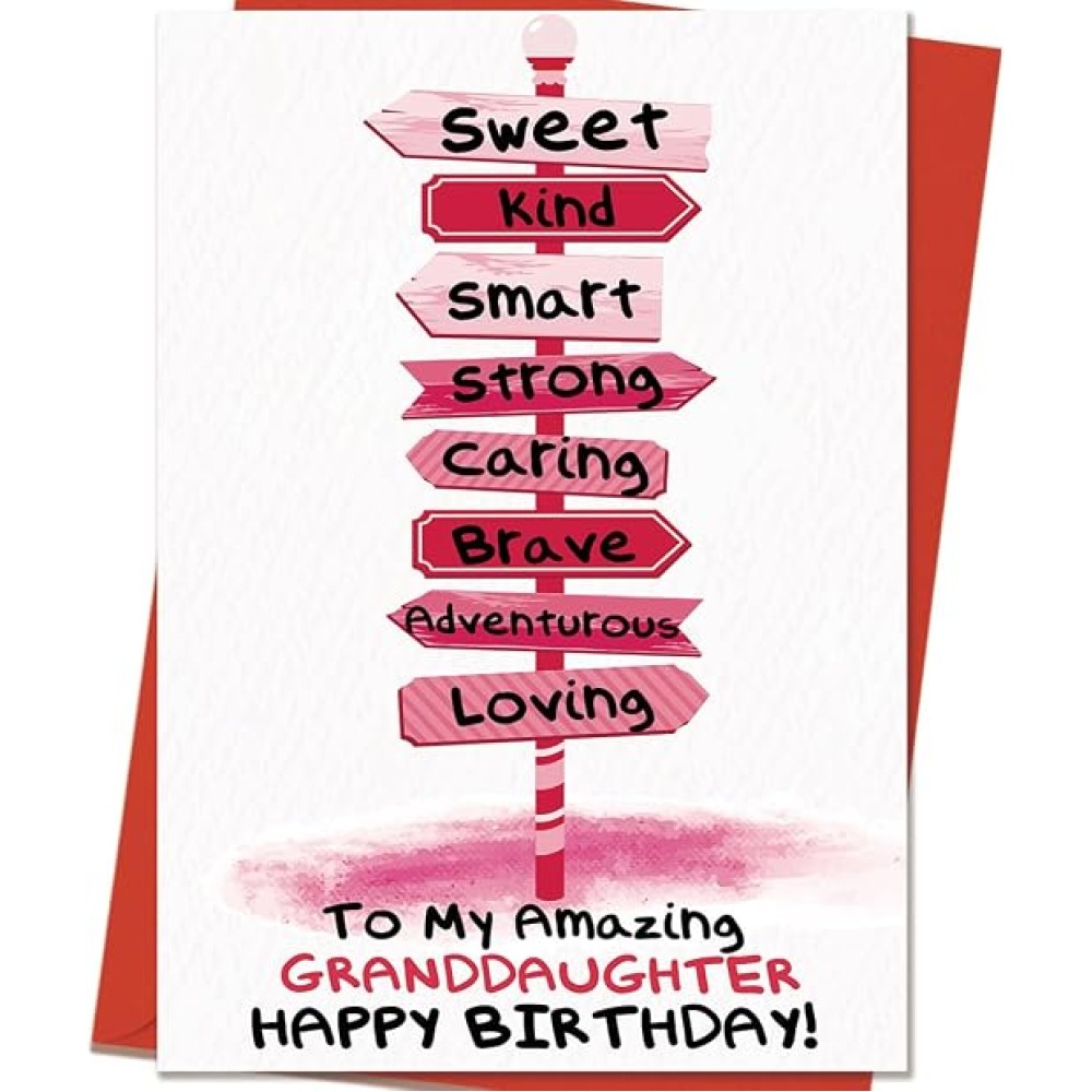 Granddaughter Birthday Card