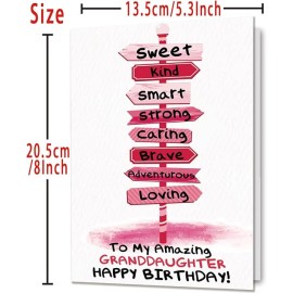 Granddaughter Birthday Card