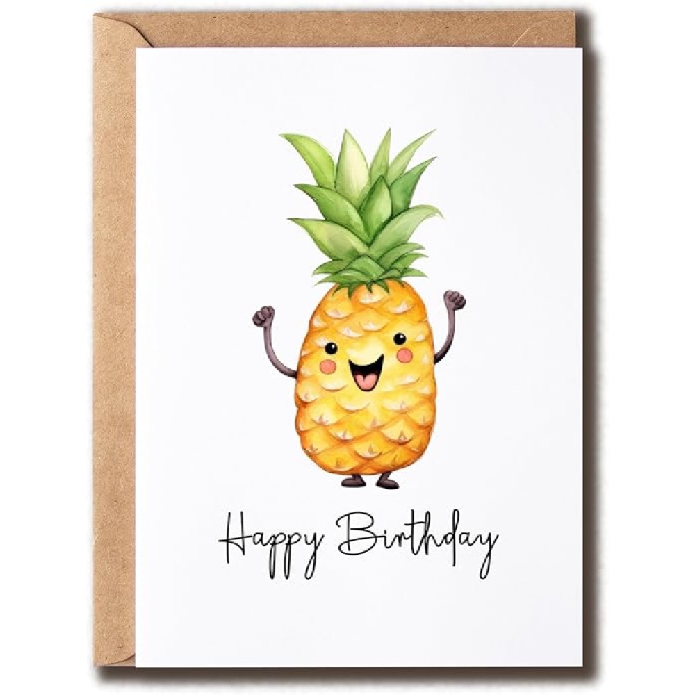 Pineapple Birthday Card