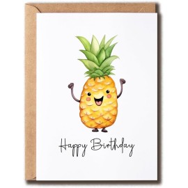 Pineapple Birthday Card
