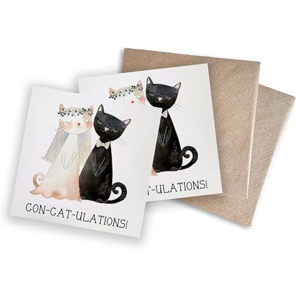 Wedding Congratulations Cards with Envelopes