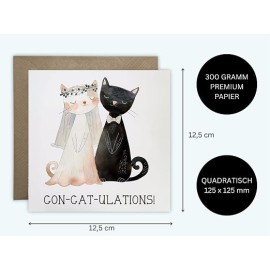 Wedding Congratulations Cards with Envelopes